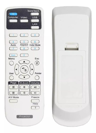 CONTROL REMOTO DATA PROYECTOR EPSON HOME CINEMA, POWER SERIE - 4