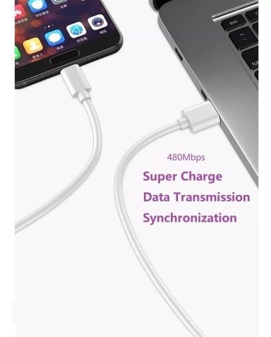 CABLE CARGA USB TURBO 5A PARA HUAWEI P30 MATE 20 PRO P20 PRO - 5
