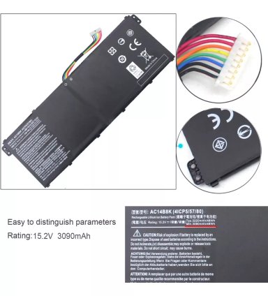 BATERÍA AC14B8K PARA ACER NITRO 5 AN515-51 AN515-52 AN515-53 - 3