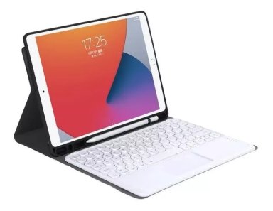 FUNDA TECLADO + TOUCHPAD ROSA PARA IPAD PRO 11 2020/2021 M1 - 1