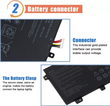 BATERÍA (B31N1726) PARA ASUS TUS GAMING F15 FX506LH SERIES - 4