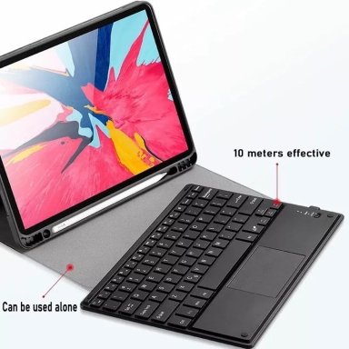 FUNDA CON TECLADO + TOUCHPAD + PARA IPAD AIR 3 10.5 - 3