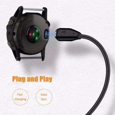 CABLE CARGADOR USB GARMIN FENIX 5/5S/5X/ FR245/ 45/ 935/ 945 - 4