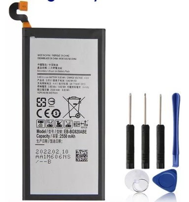BATERIA NUEVA + KIT HERRAMIENTAS PARA SAMSUNG S6 G920 - 1