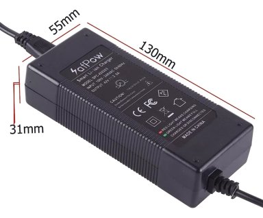 CARGADOR DE BATERIA DE 36V Y 2A, SALIDA DE 42V, 2A NUEVO - 5