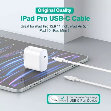 CABLE DE CARGA RÁPIDA PARA IPAD AIR 10MA GEN 10,9 (2 METROS) - 5