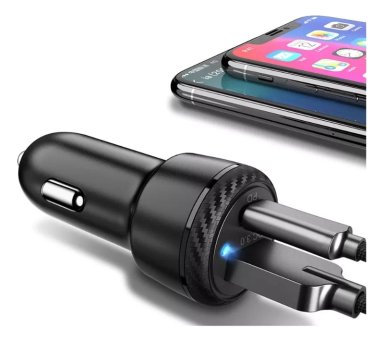 CARGADOR AUTO TURBO 38W + CABLE PARA SAMSUNG S20 S21 S22 S23 - 1