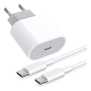 CABLE 2MTS + CARGADOR 20W USB C PARA IPAD 10ª, IPAD MINI 6 - 1