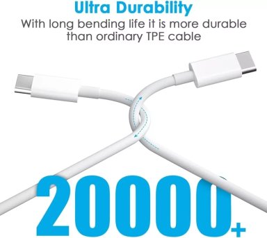CABLE 2MTS + CARGADOR 20W USB C PARA IPAD 10ª, IPAD MINI 6 - 5