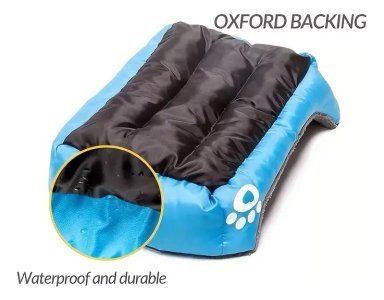 CAMA GRANDE MASCOTA ULTRA SUAVE ELEGANTE GATO PERRO XXL - 3