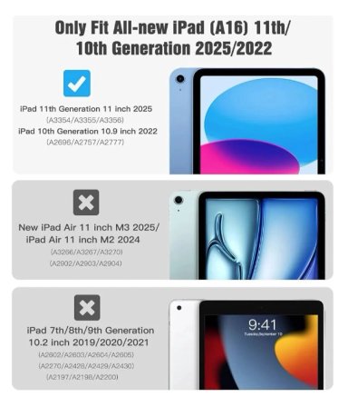 FUNDA CON TECLADO + LAMINA PAPEL PARA IPAD A16 11 GEN (2025) - 3
