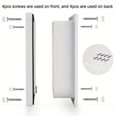 PUERTA ABATIBLE PARA PERRO GATO MASCOTA EXTRA GRANDE XL BLANCO - 5
