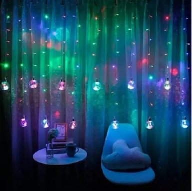 GUIRNALDA LUCES TUTIHOGAR LED NAVIDAD CASCADA ESFERAS 3 METROS - 3
