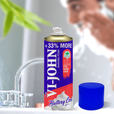 VI-JOHN ESPUMA DE AFEITAR PIEL DURA 400 GR - 3