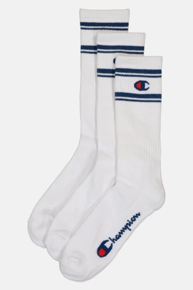 CALCETINES PACK 3 PARES CHAMPION UNISEX CREW DEPORTIVOS BL - 1