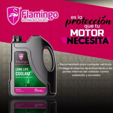 COOLANT ROJO 2 LITROS FLAMINGOCHILE - 2