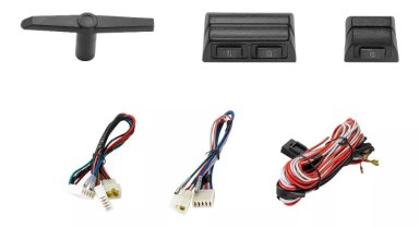 KIT ALZAVIDRIOS ELÉCTRICOS UNIVERSAL 2 PUERTAS ALTA CALIDAD - 4