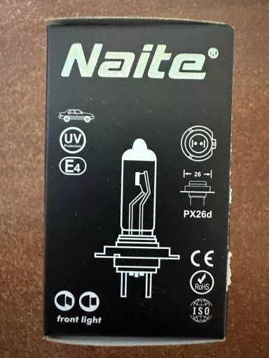AMPOLLETA NAITE BOMBILLA HALÓGENA H7 100W 12V LUZ DÍA. - 3