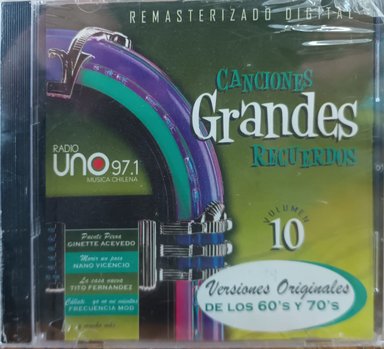 CD VARIOS ARTISTAS/ GRANDES RECUERDOS Y CANCIONES VOL.10 2CD - 1