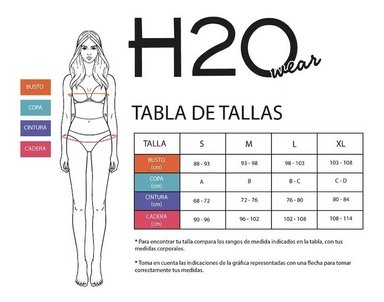 TRAJE BAÑO MUJER CALZON ALTO NUEVO ORIGINAL H2O - 4