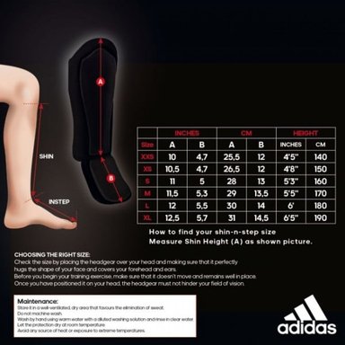 CANILLERA CON EMPEINERA ARTES MARCIALES ADIDAS TEXTIL - 5