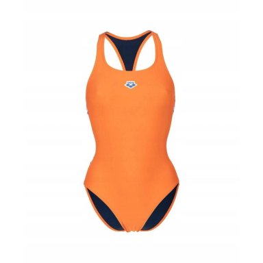 TRAJE DE BAÑO MUJER ARENA CLASSIC ICONS NARANJA - 1