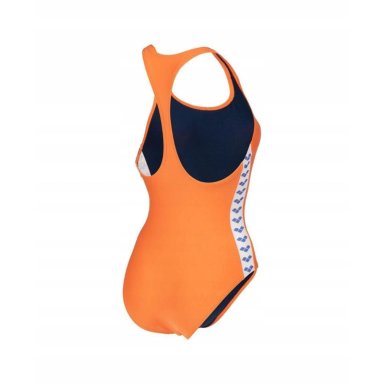 TRAJE DE BAÑO MUJER ARENA CLASSIC ICONS NARANJA - 4
