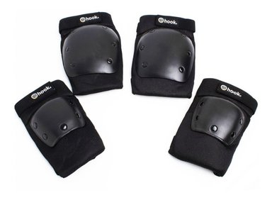 SET DE PROTECCIONES PATINAJE SKATE NUEVO Y ORIGINAL HOOK - 1