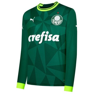 CAMISETA FÚTBOL HOMBRE PUMA PALMEIRAS 2023 2024 TITULAR MANGA LARGA - 1