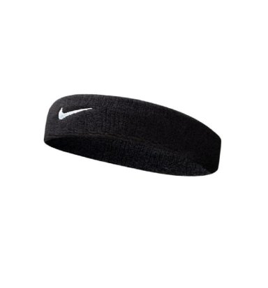 CINTILLO DEPORTIVO ELASTICO SWOOSH CLASICO NIKE - NEGRO - TAMAÑO UNICO - 1