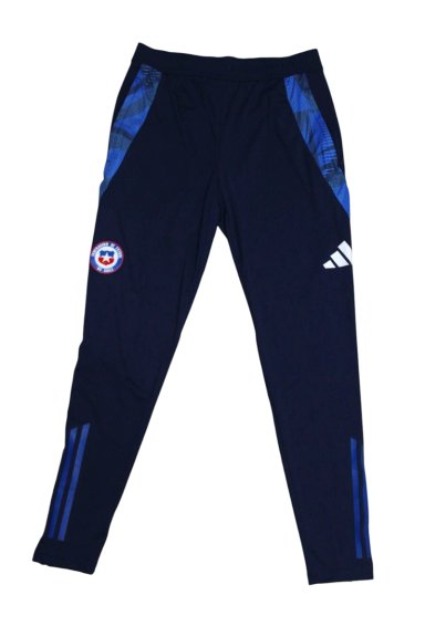 PANTALON CHILE 2024 2025 ENTRENAMIENTO AZUL ORIGINAL ADIDAS - 3