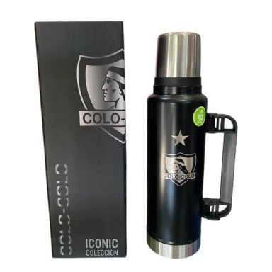 TERMO COLO COLO 1,5L ACERO INOXIDABLE NUEVO OFICIAL TITANIO - 3