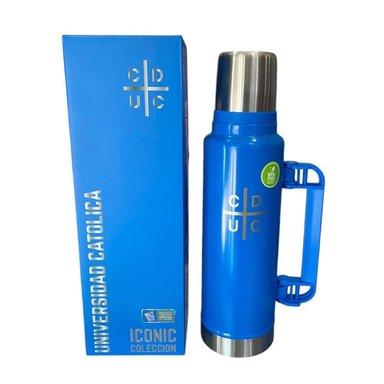TERMO UNIVERSIDAD CATOLICA 1,5L ACERO INOXIDABLE OFICIAL - 2
