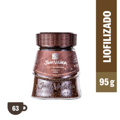 CAFÉ LIOFILIZADO JUAN VALDEZ CHOCOLATE 95 G - 1