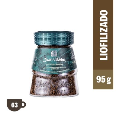 CAFÉ LIOFILIZADO JUAN VALDEZ DESCAFEINADO 95 G - 1