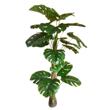 PLANTA ARTIFICIAL TIPO MONSTERA. ALTURA: 110CM - 1