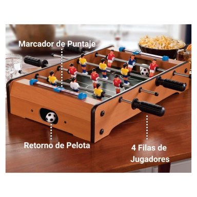 JUEGO MESA MINI TACA TACA FUTBOL NIÑOS. - 5
