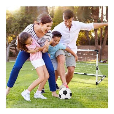 ARCO FUTBOL AUCKLAND OUTDOOR JB-8884E NIÑO RED+BOMBIN+PELOTA 97X64CM. - 5