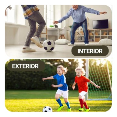 ARCO FUTBOL AUCKLAND OUTDOOR JB-8884E NIÑO RED+BOMBIN+PELOTA 97X64CM. - 6