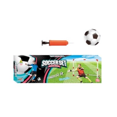 ARCO FUTBOL AUCKLAND OUTDOOR JB-8884E NIÑO RED+BOMBIN+PELOTA 97X64CM. - 8