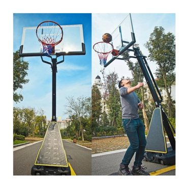 ARO BASKETBALL AUCKLAND OUTDOOR METAL ALTURA OFICIAL Y REGULABLE (1.50 3.05 MTS) - 9