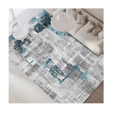 ALFOMBRA AUCKLAND OUTDOOR VENECIA CLÁSICA TRADICIONAL LIVING TAPETE 3D SALA ESTAR 120 X 160 CM - 1