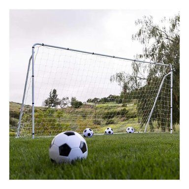 PACK DE 2 ARCOS AUCKLAND OUTDOOR METAL DE FUTBOL METÁLICO CON RED. 240 X 150 CM. - 6