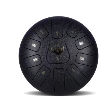 TAMBOR MOBII LENGUA ACERO MEDITACIÓN Y YOGA 6” 11 TONOS. NEGRO - 2