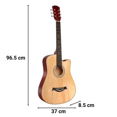 GUITARRA ACUSTICA CLASICA 38”. INCLUYE FUNDA. - 5