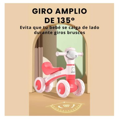 BICICLETA EQUILIBRIO APRENDIZAJE SCOOTER BALANCE 4 RUEDAS RO - 4