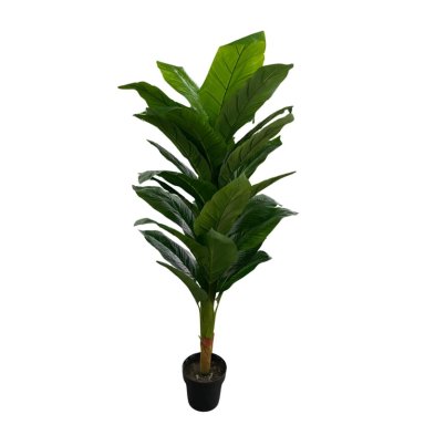 PLANTA ARTIFICIAL 160 CM ALTO CON MACETERO DECORATIVA - 1