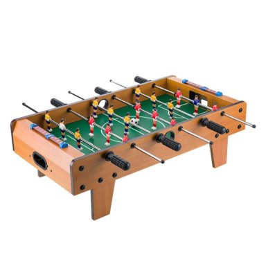 TACA TACA MADERA NIÑOS. MINI MESA DE FUTBOL. 69X35X21 CM. - 1