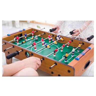 TACA TACA MADERA NIÑOS. MINI MESA DE FUTBOL. 49X21X15 CM. - 3