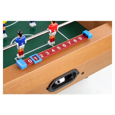 TACA TACA MADERA NIÑOS. MINI MESA DE FUTBOL. 49X21X15 CM. - 5